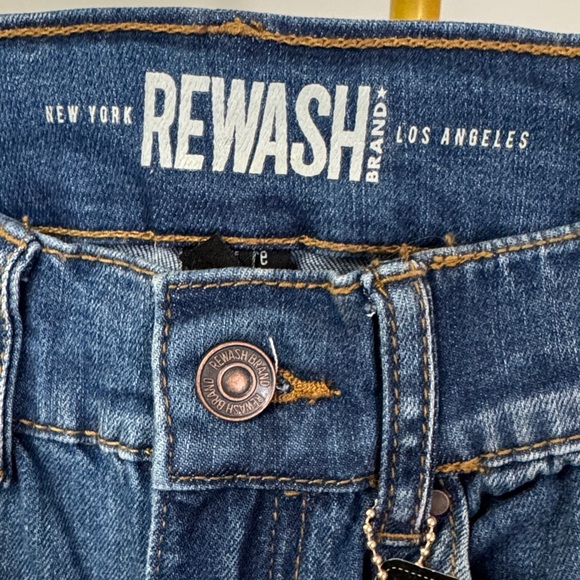 Rewash mom jeans Cropped ankle Jeans NWT 5 - Picture 2 of 12